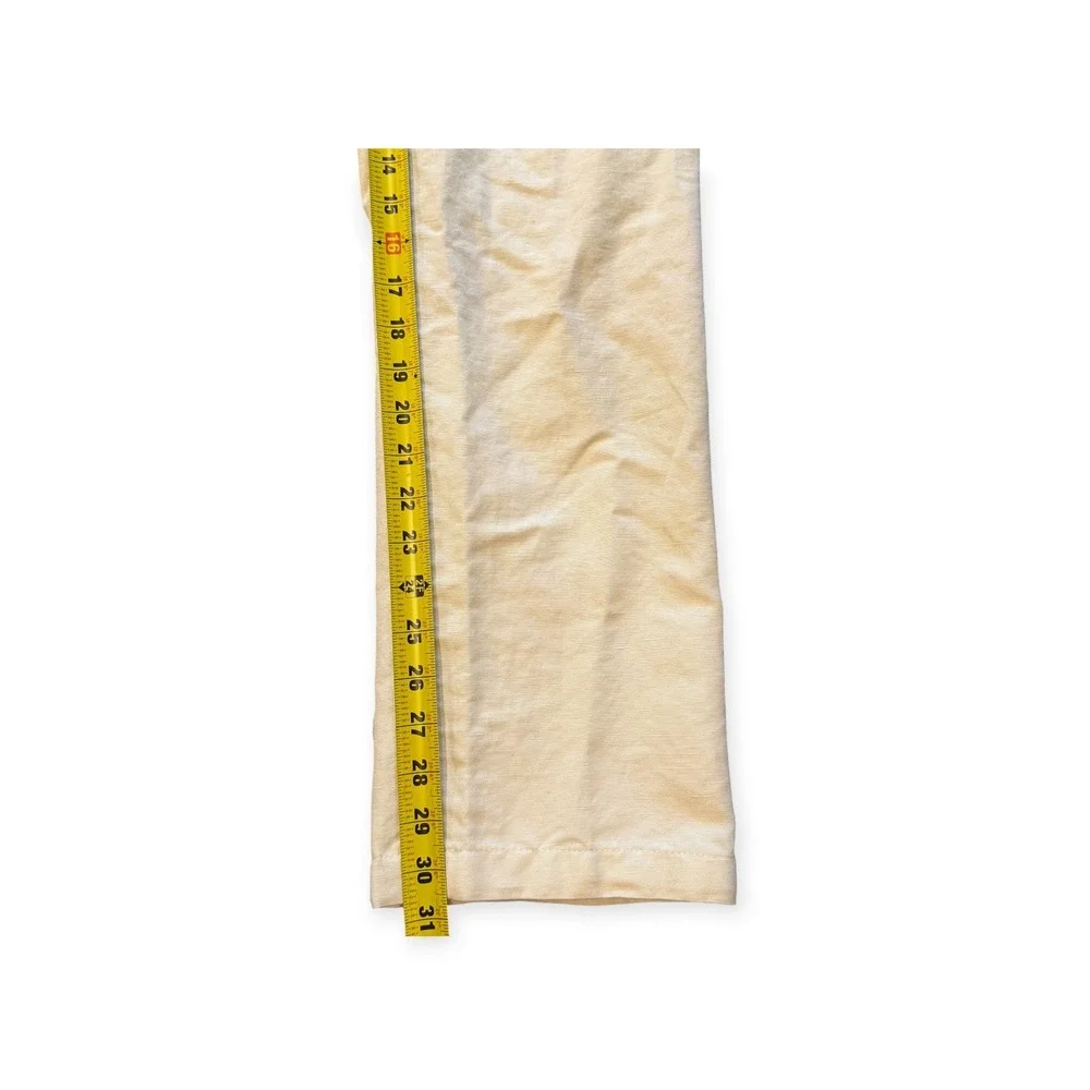 Banana Republic Kentfield Pant Mens 34x34 Beige Linen Cotton Blend Straight Leg